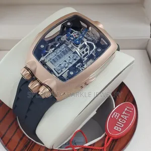 JACOB AND CO BUGATTI Luxury-Style Men’s Skeleton Wristwatch