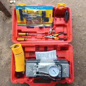 Car Tyre Pump / Air Compressor Complete Kit