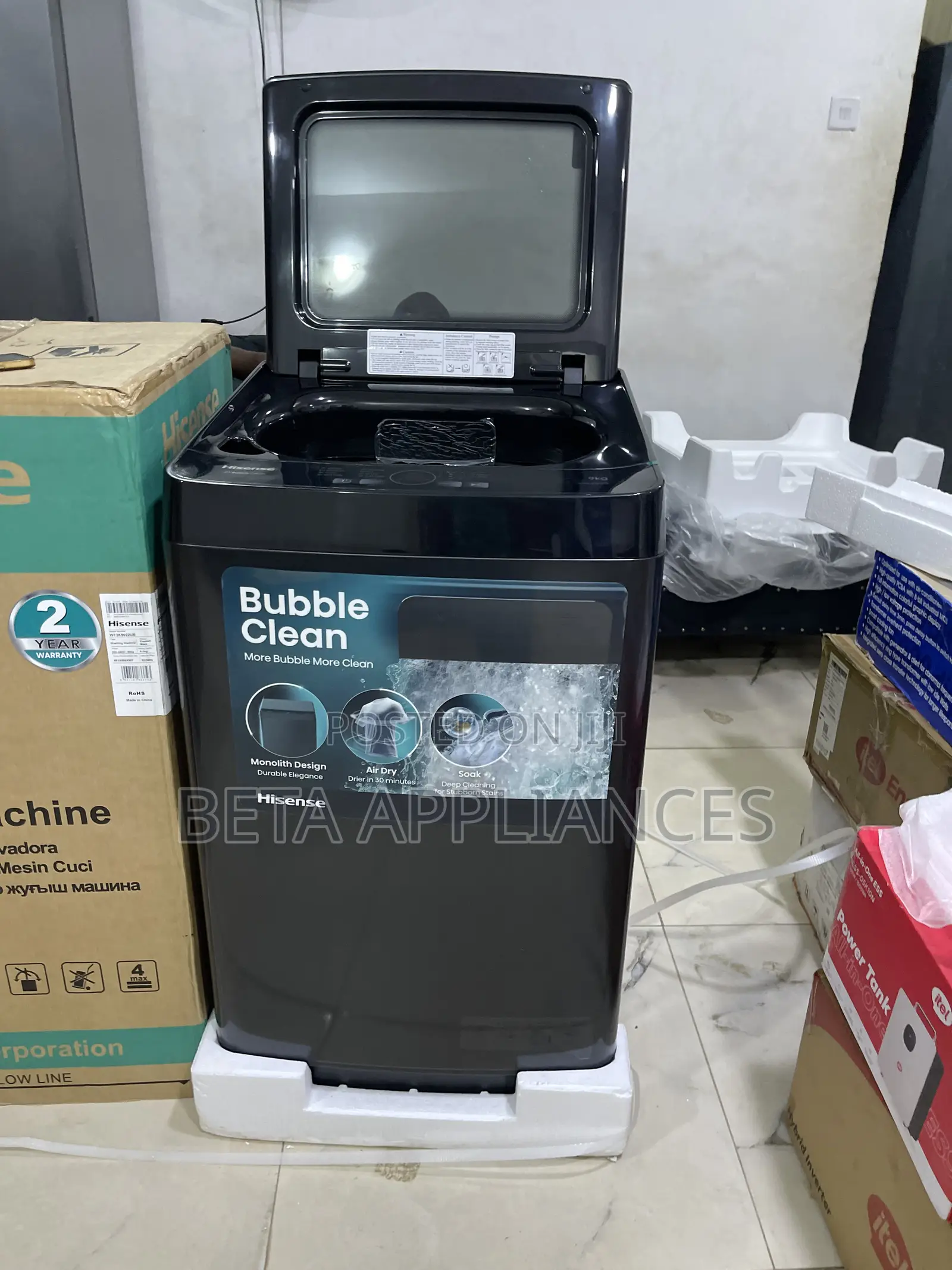 Hisense Automatic Top Load Cleaner