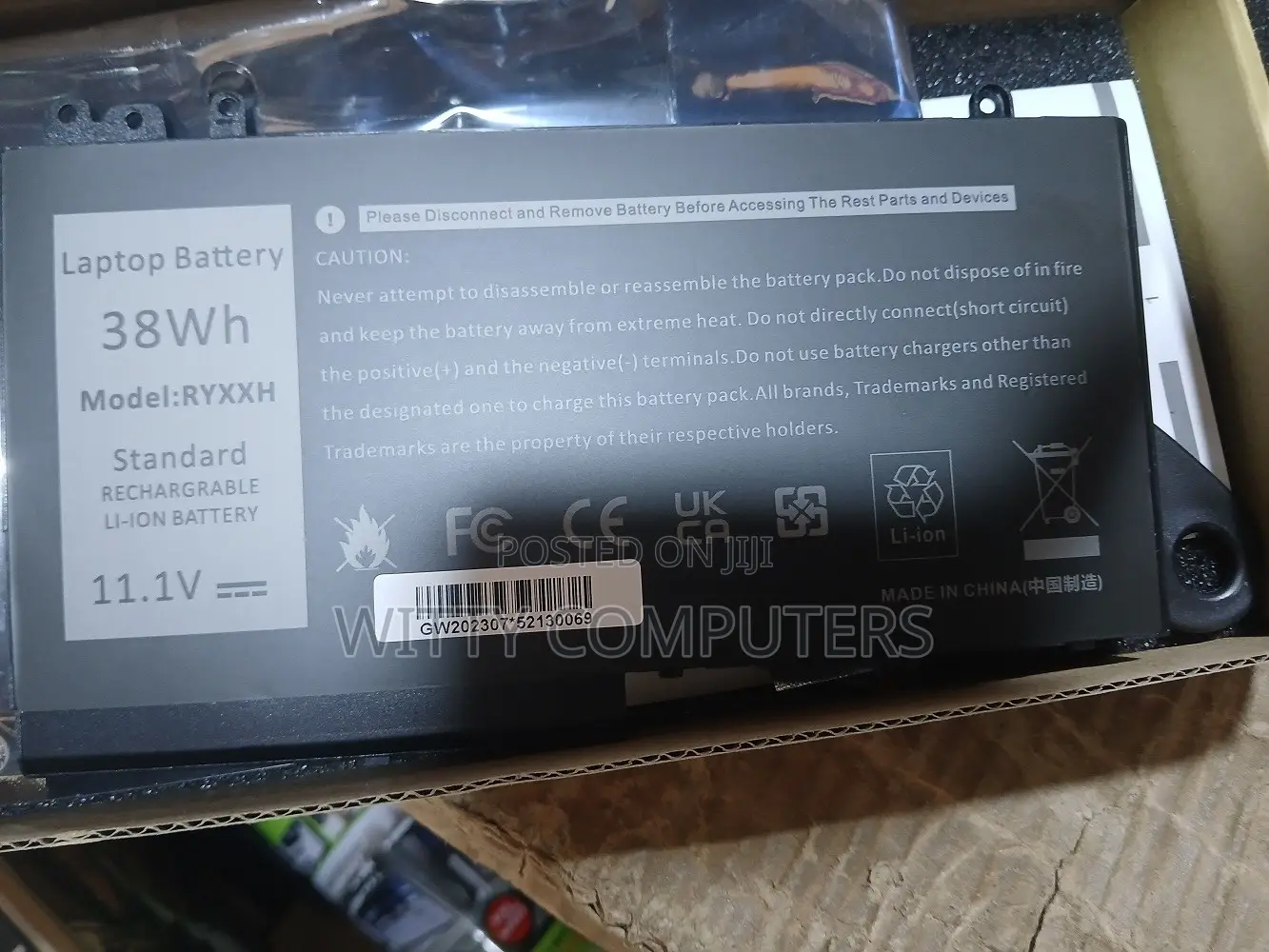 Dell RYXXH Battery