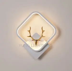 Modern LED Deer Antler Wall Light Luxury Indoor Decorative Lamp