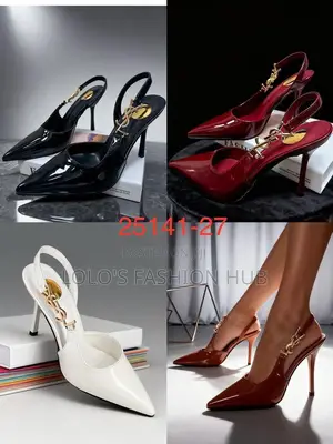 Women's Elegant Pointed-Toe Slingback High Heel Pumps