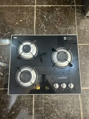 Kusens 3-Burner Glass Top Gas Stove