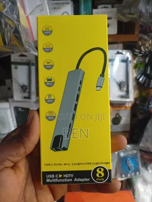 Type C 8 in 1 Adapter