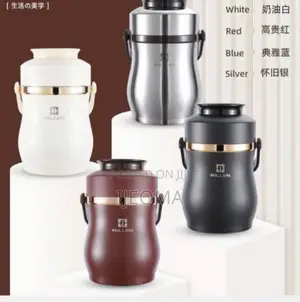 Leak-Proof Insulated Lunch Flask for Work, School Travel