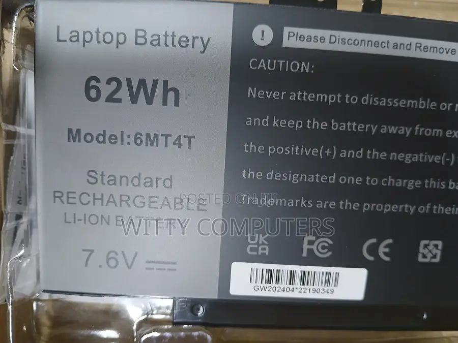 Dell 6MT4T Battery