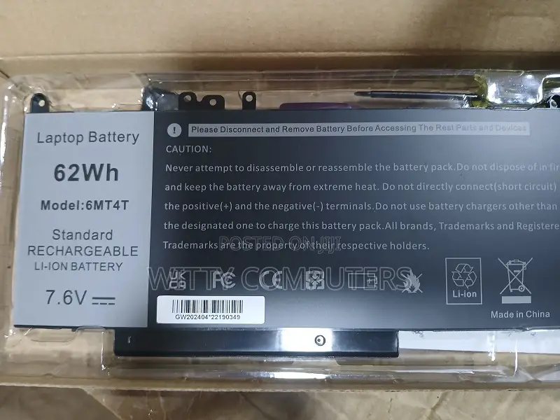 Dell 6MT4T Battery