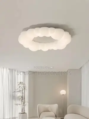 Nordic Minimalist Bubble Cloud Pendant Light.