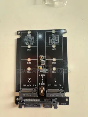 Dual M.2 NVMe SSD to PCIe X4 Adapter Card M-Key, 2242/2260/2280