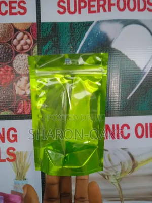 Green Transparent Pouch 10x15cm 50pcs