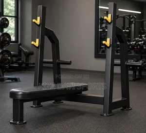 Heavy-Duty Commercial Flat Olympic Weight Bench