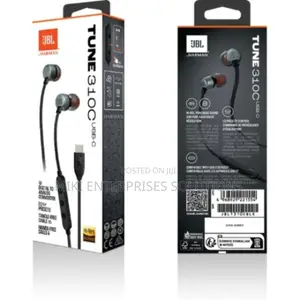 JBL JBL Tune 310c USB-C Wired Hi-Res in-Ear Headphones-Black