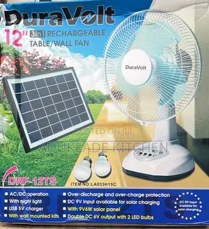 12inches Duravolt Solar Fan