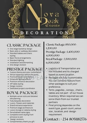 Our Decoration Packages