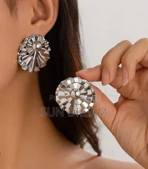 Beautiful Lady Sliver Plated Earrings Women Rings Accessorys