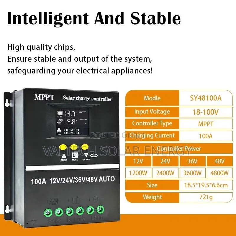 100A MPPT Solar Charge Controller