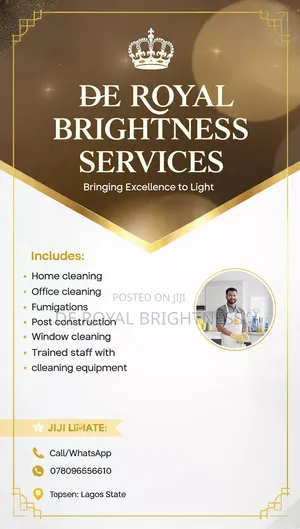 Professional Home and Office Cleaning in Lagos