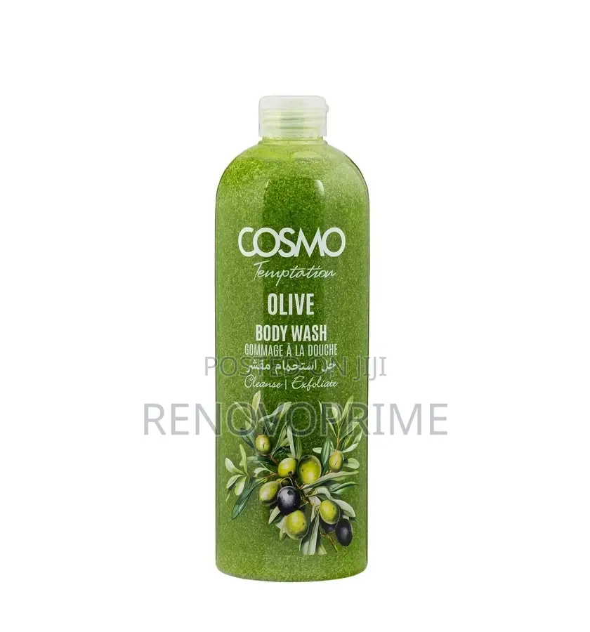 COSMO Temptation Shower Scrub Olive
