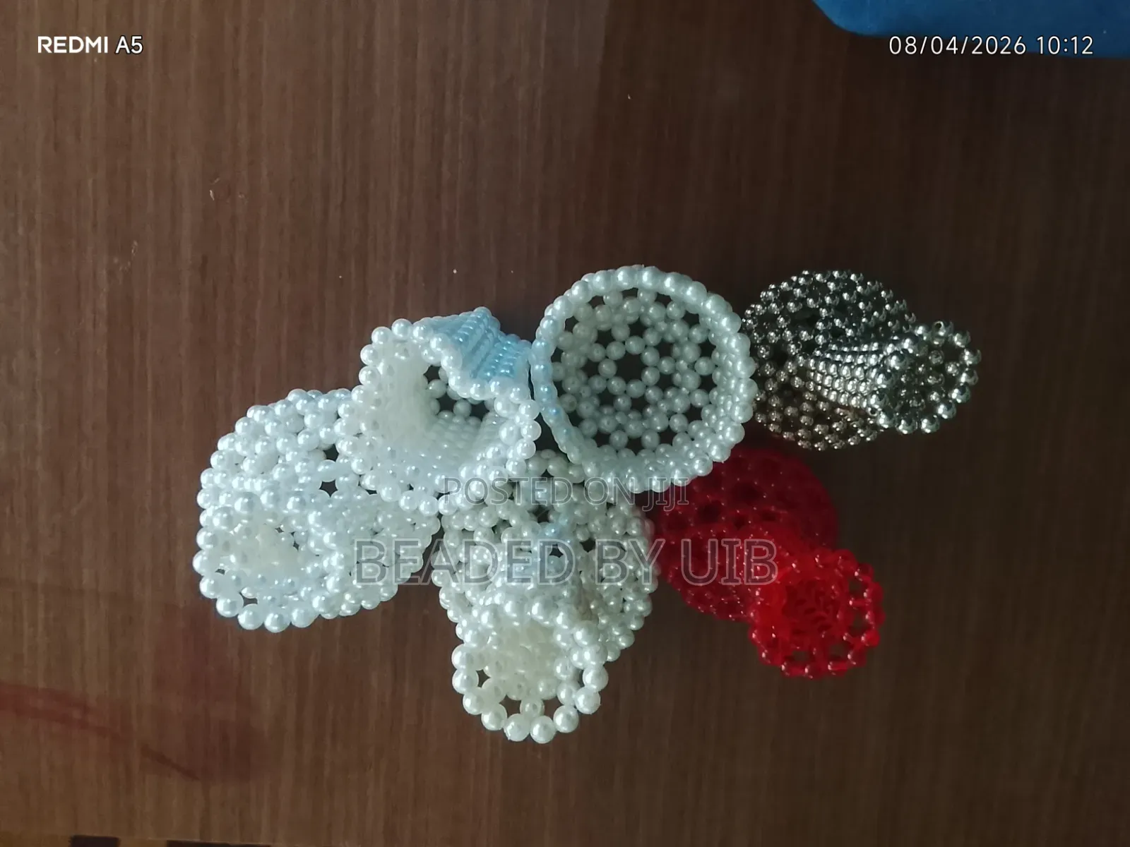 Beaded Flower Vases