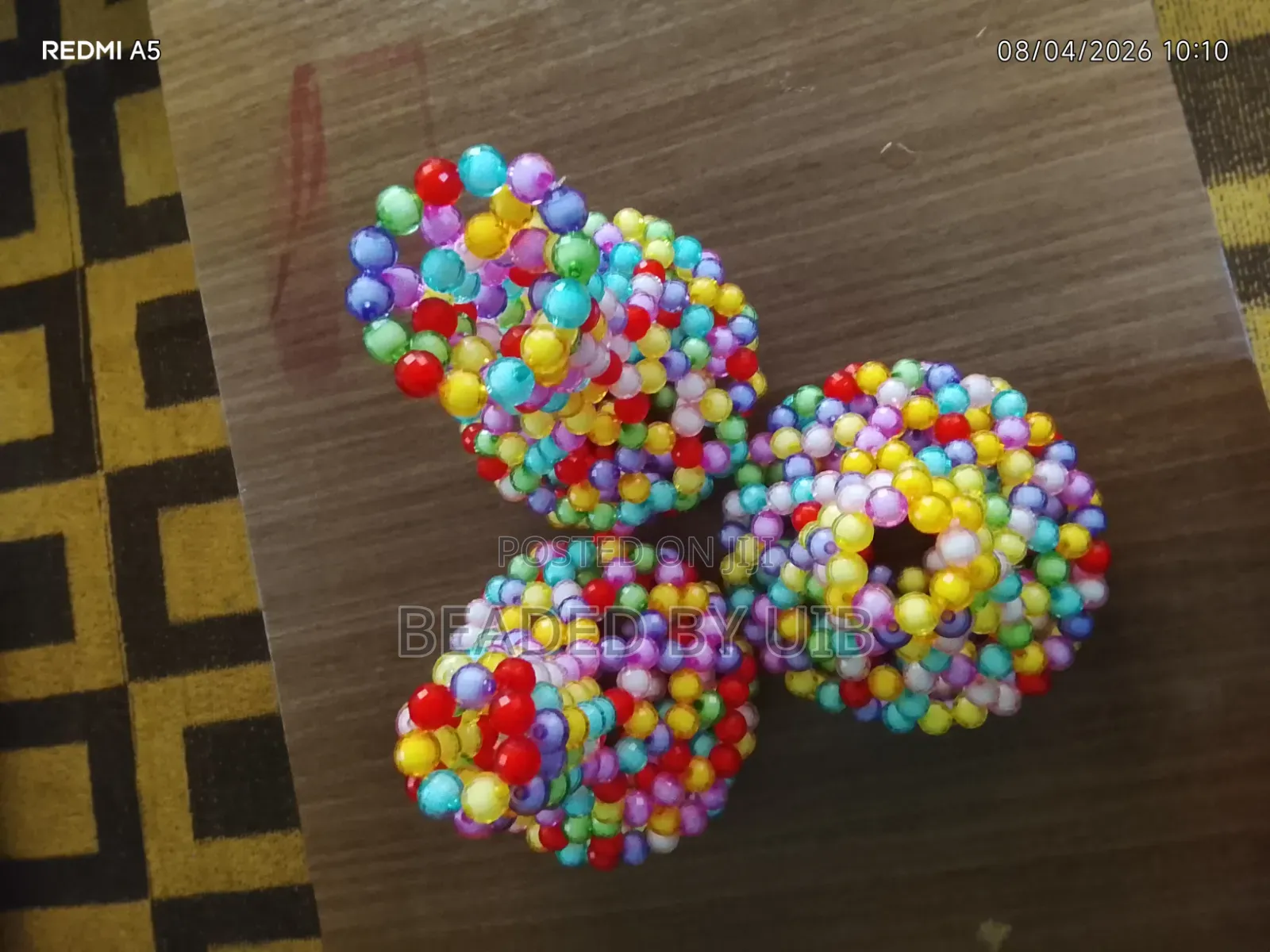 Beaded Flower Vases