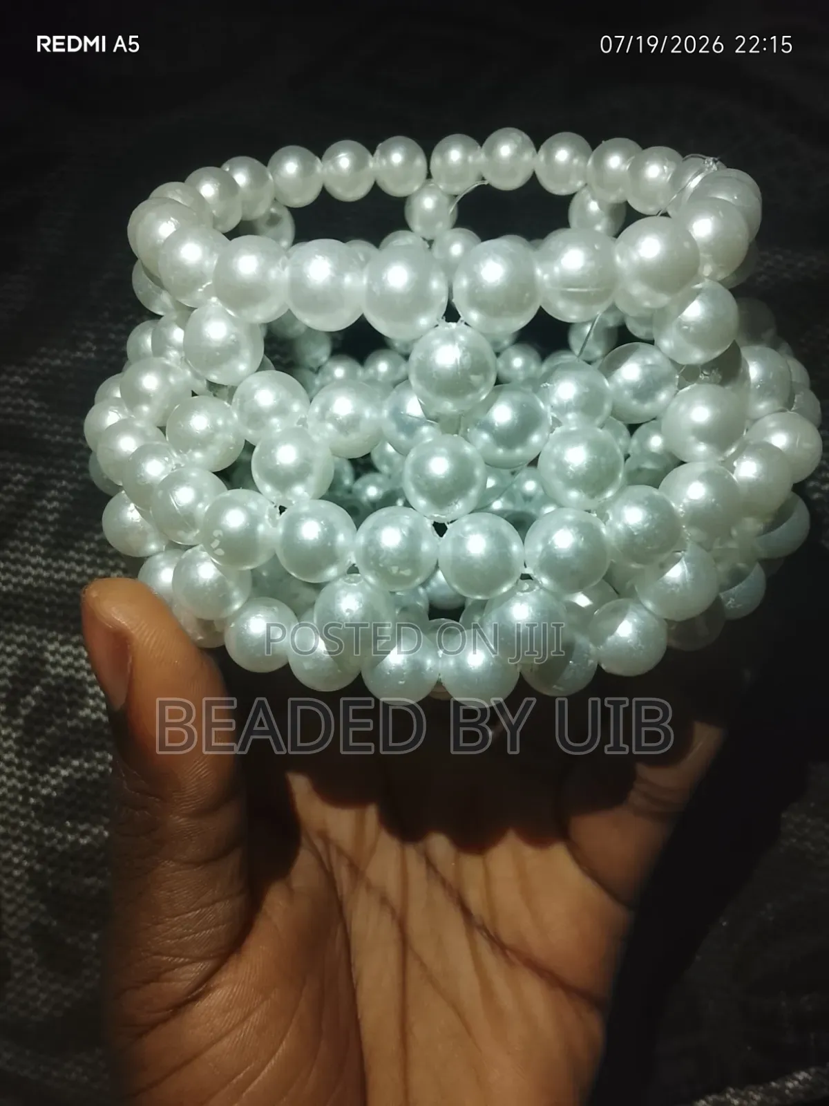 Beaded Flower Vases