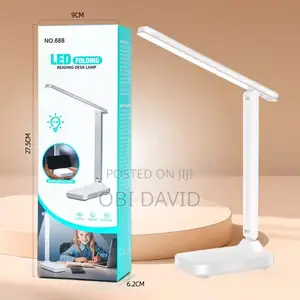 LED Folding Reading Desk Lamp With Mobile Phone Holder