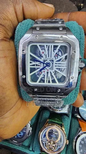 Cartier Santos Skeleton Display