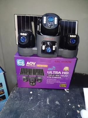 Ultra CCTV Camera With Solar Panel