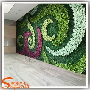 Artificial Grass and Flowers Design