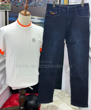 *High Quality Luxury Design Hermes Tee Shirt and Jeans