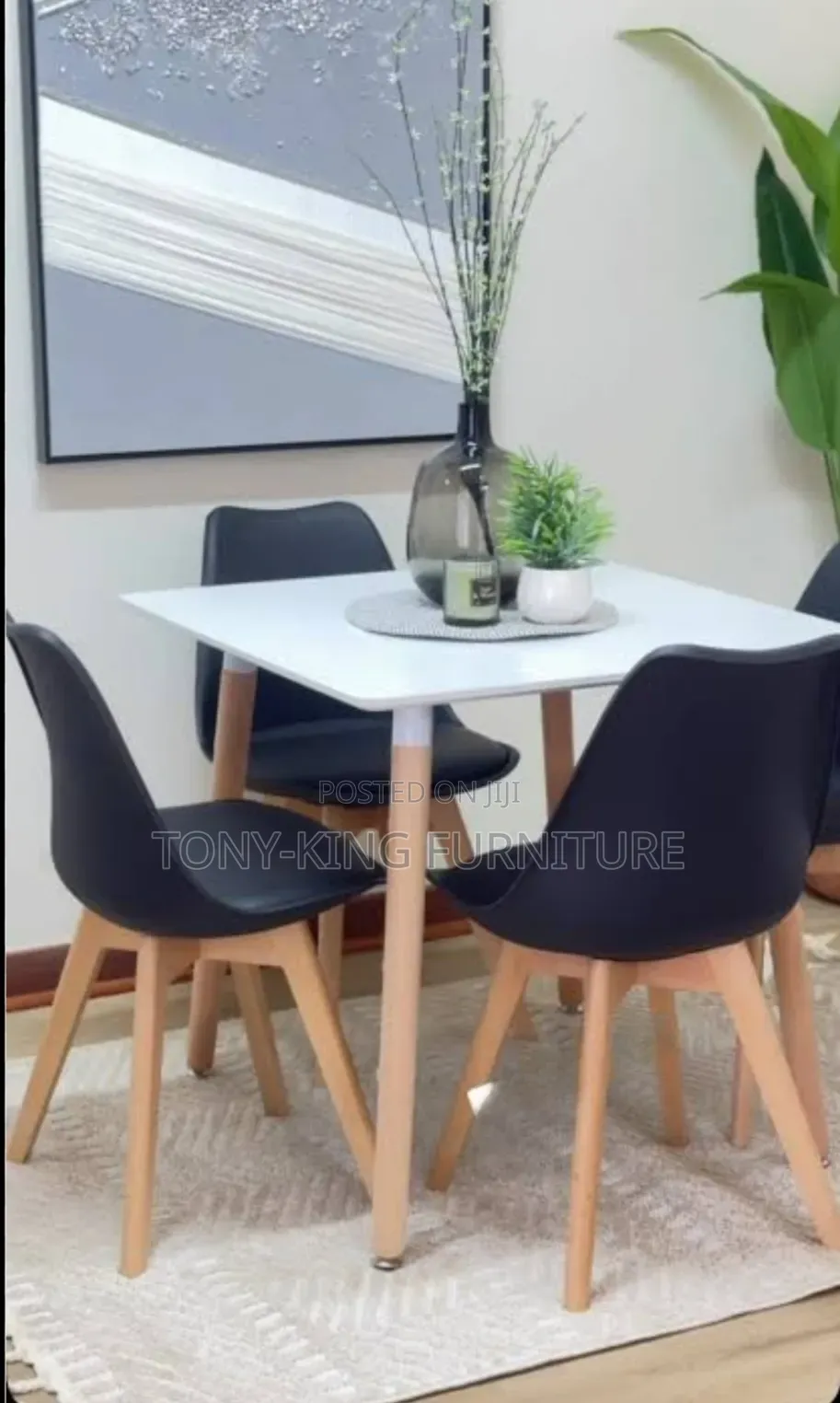 Dining Table Set by 4-Seater