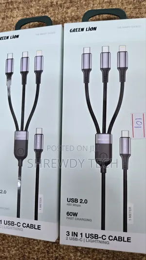 3 IN 1 USB C Cable