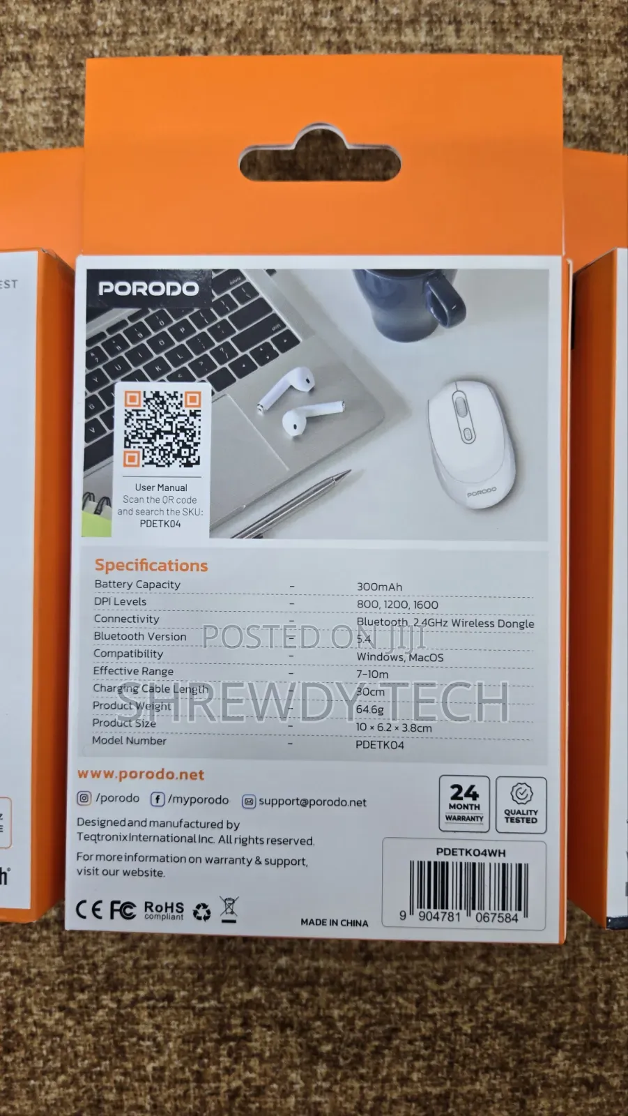 Porodo Wireless Mouse