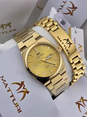 Matturi Quality Men Chain Strap Wristwatch