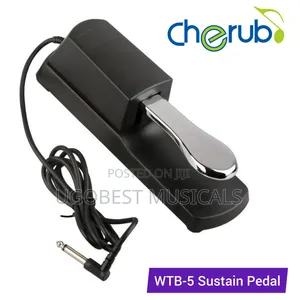 Cherub WTB-005 Universal Sustain Pedal for Keyboards, Digital Pianos