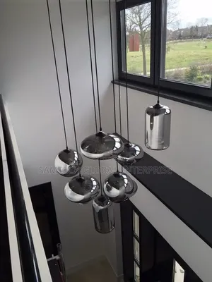 Modern Multi-Light Staircase Pendant Chandelier