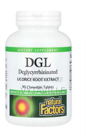 Natural Factors DGL Chewable Tablets X 90