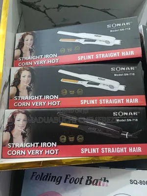 SONAR SN-718 Professional Hair Straightener Hot Comb