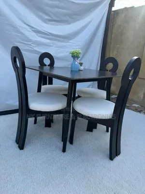 Unique Marble Top Dining  Set by Four