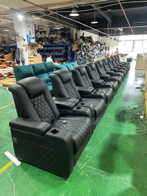 These Electric Cinema Recliners Feature Diamond-Quilted Leather .