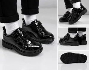 Premium Black Velcro Sneakers for Boys Girls