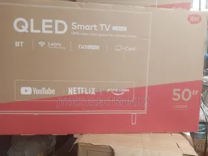 Itel 50" Smart TV Qled With Free Satellites