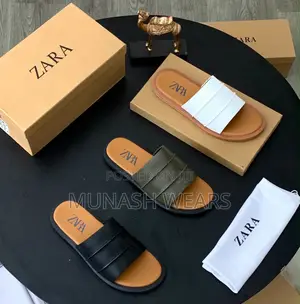 Zara Cover Leather Slipers 40-46 Available