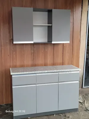Tile Top Kitchen Cabinet