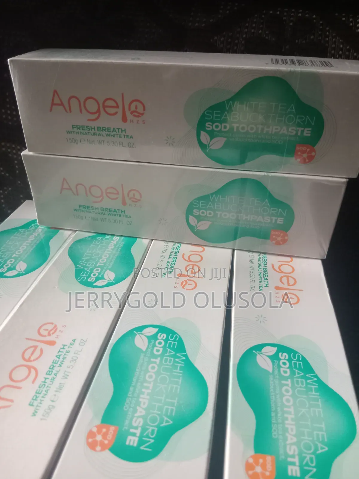Angelo Toothpaste Paste Floride Free