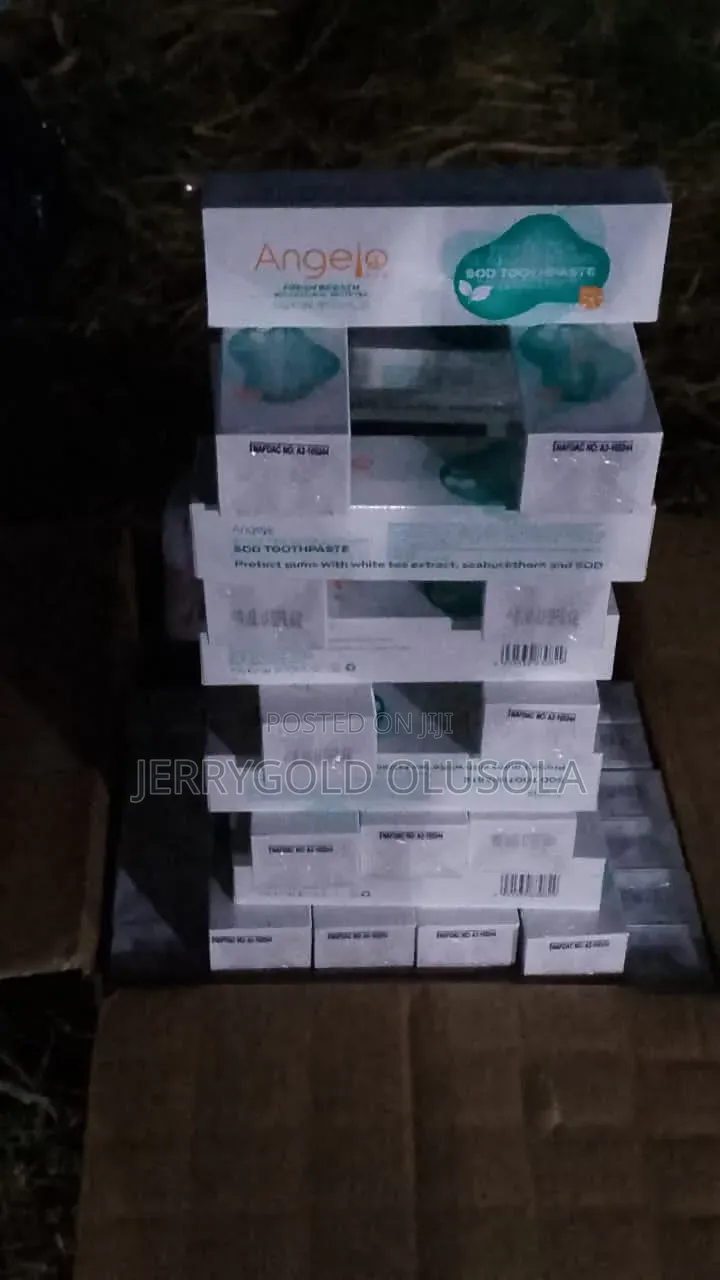 Angelo Toothpaste Paste Floride Free