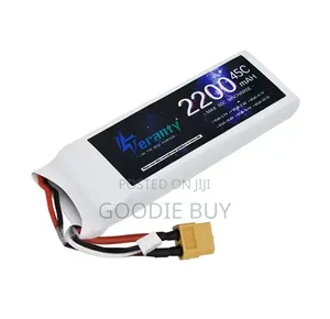 7.4V 2S Lipo Battery 2200mAh 45C for RC Car, Drone, Aircraft