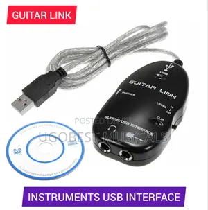 Guitar Link Plug-and-Play USB Audio Interface. Record Audio to Your PC