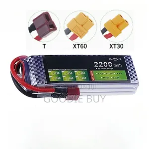 2200mAh 11.1V 3S 35C Lipo Battery for RC Car, Aircraft, Quadcopters