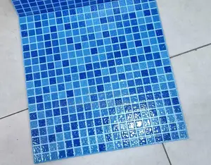 Blue Porcelain Mosaic Pool Tiles